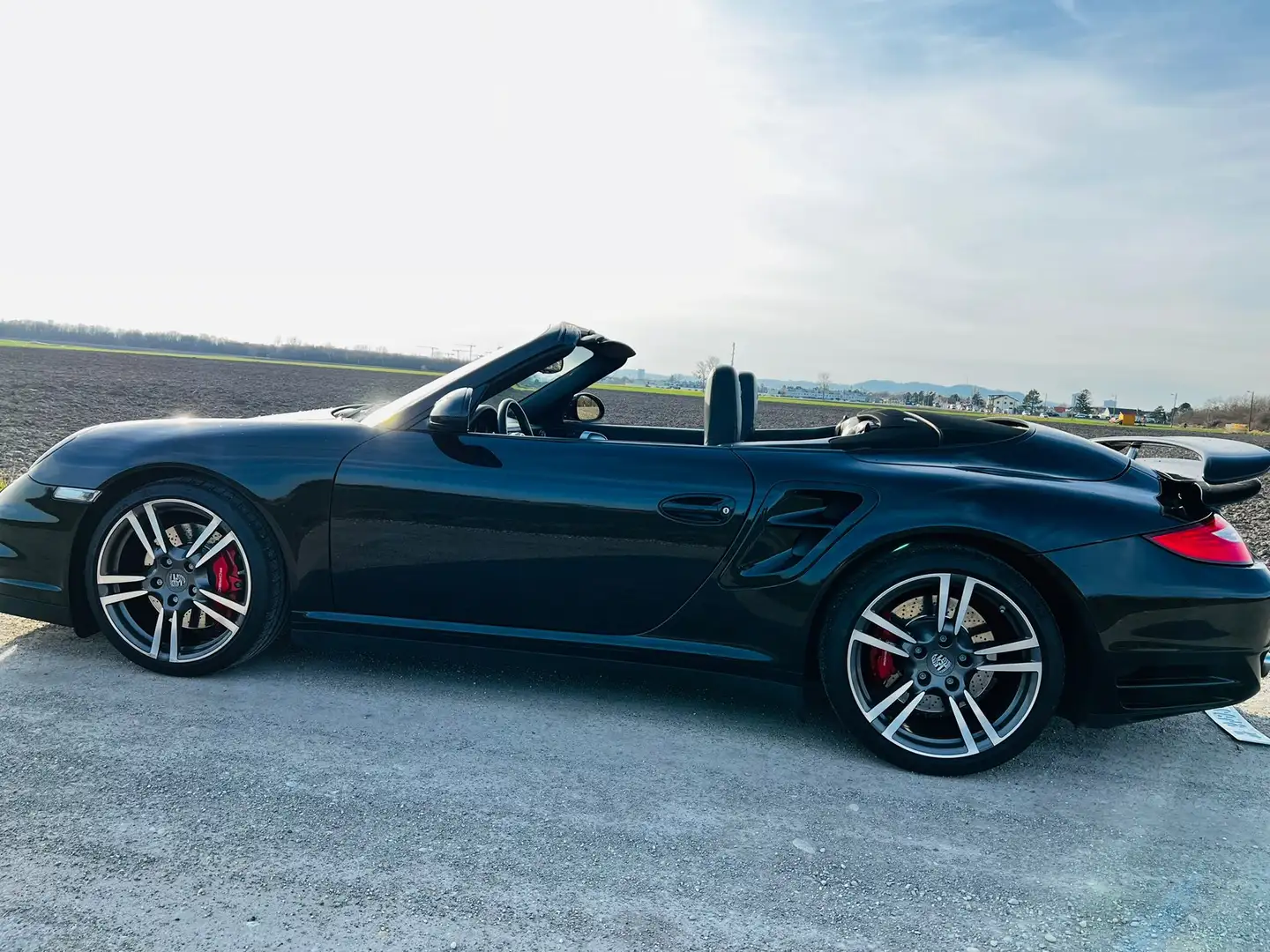 Porsche 997 911 997/2 Turbo Cabrio II DSG Apporved  09/26 Schwarz - 1