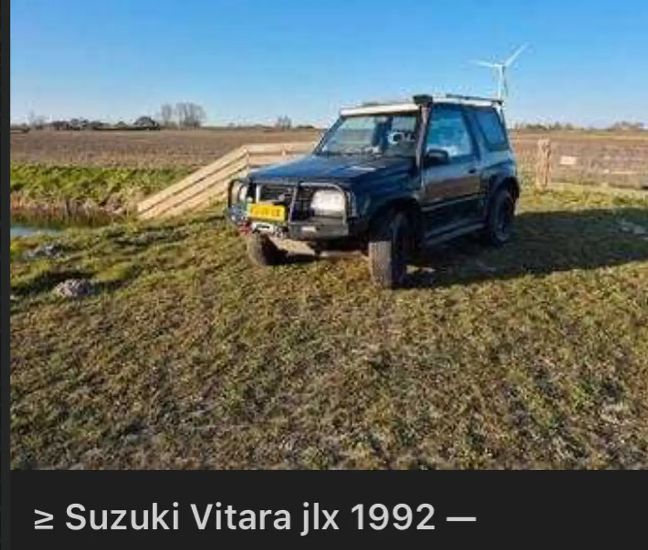 Suzuki Vitara de Luxe 1.6 4wd (grijs kenteken) - 1