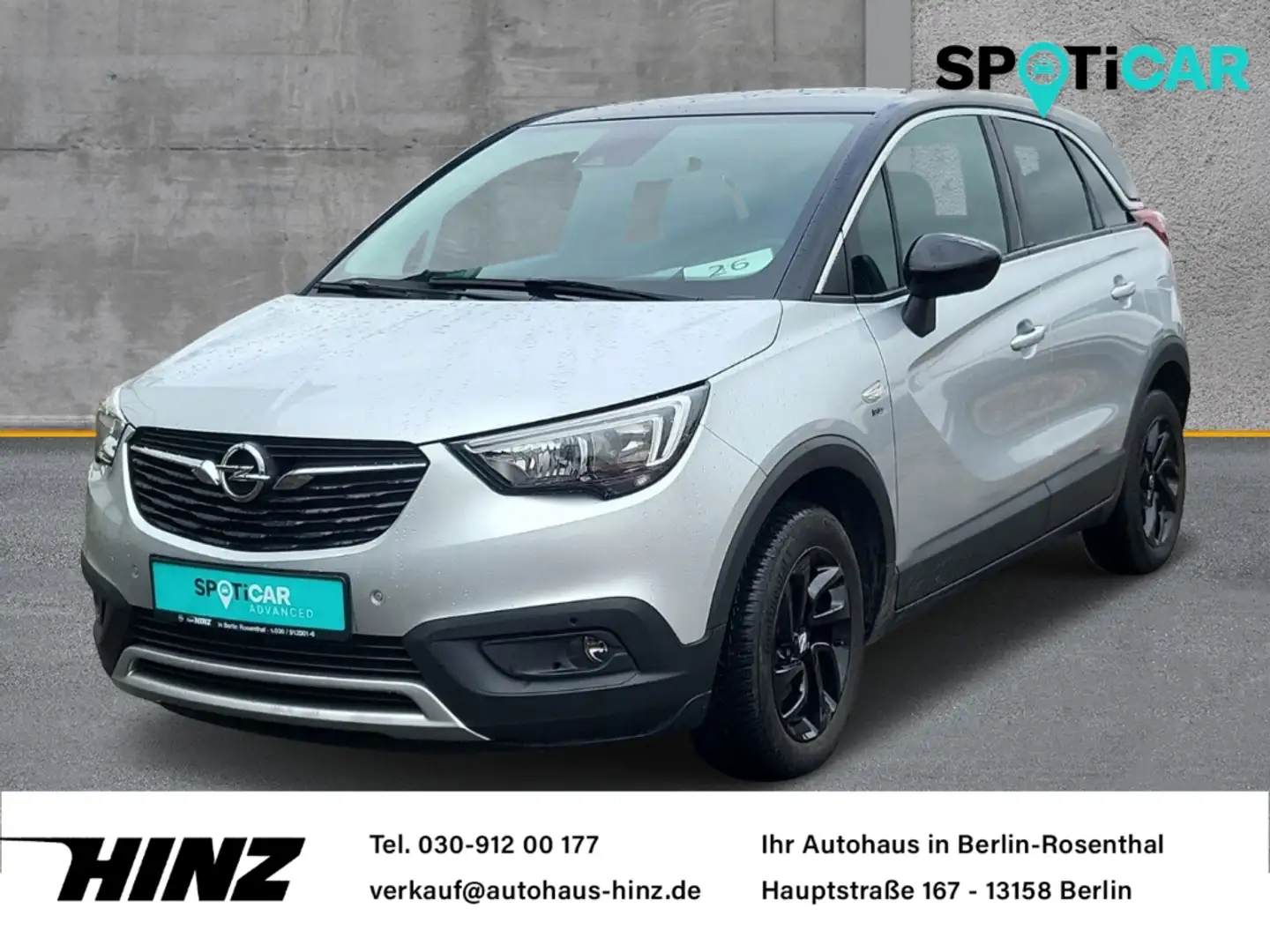 Opel Crossland X Turbo 1.2, Start Stop, LED, Klimaauto, Kamera Argent - 1