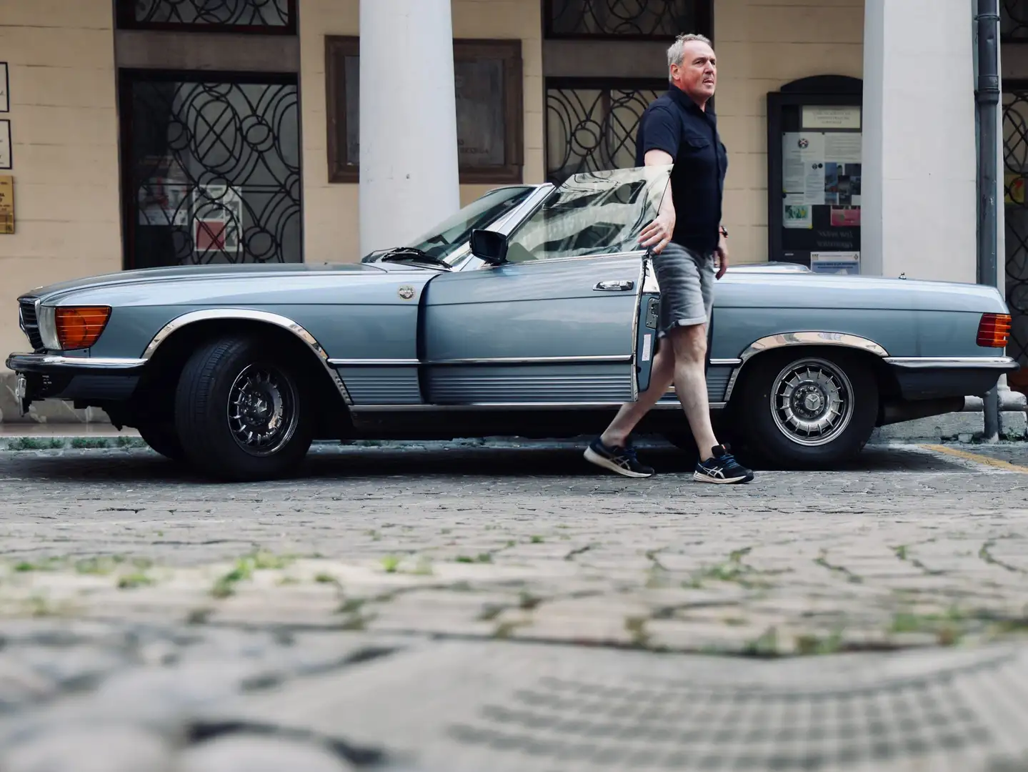 Mercedes-Benz 450 SL OLDTIMER Blauw - 2