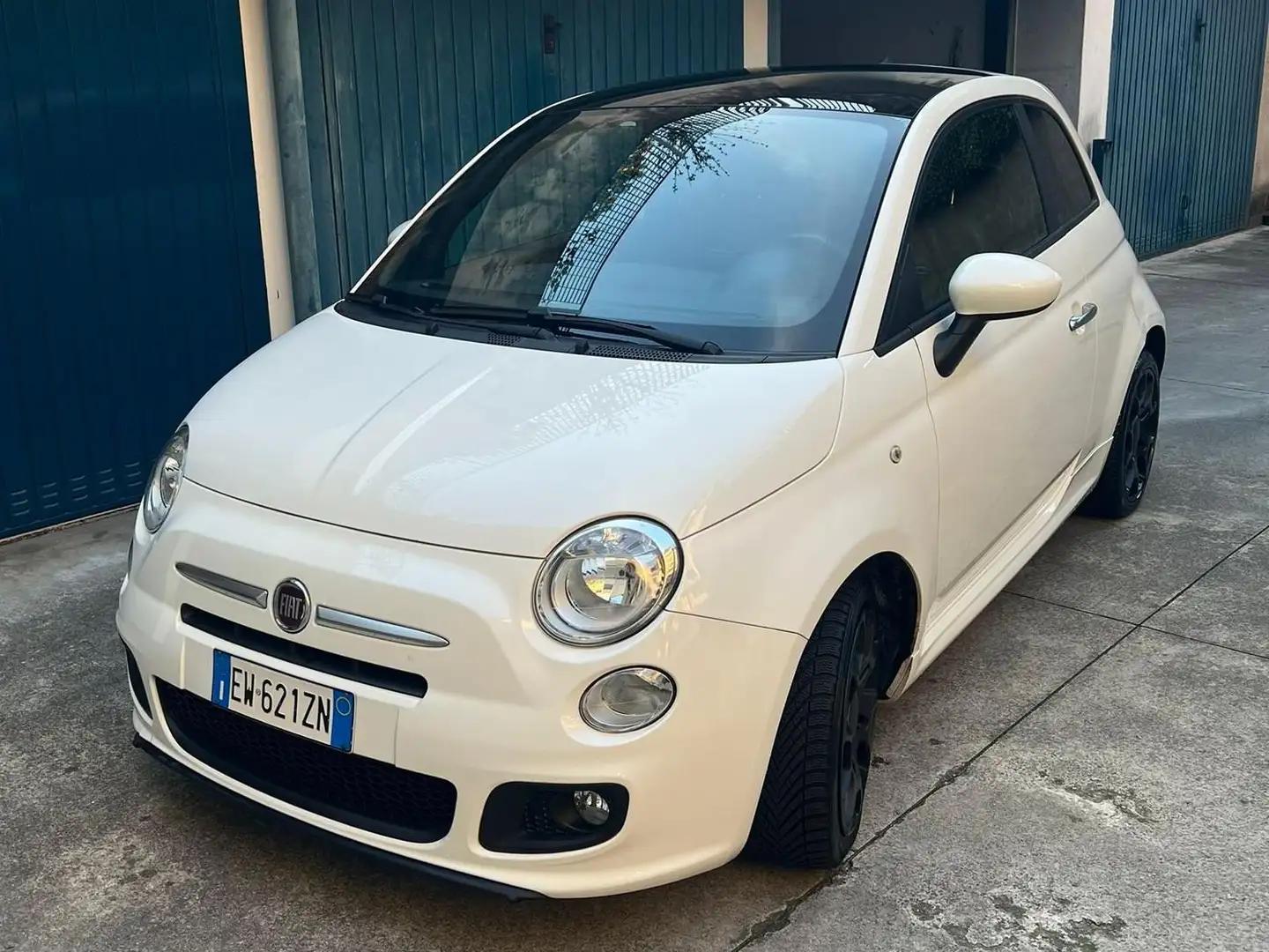 Fiat 500 500 III 0.9 S 85cv my14 Automatica-TettoPanoramico Blanc - 2