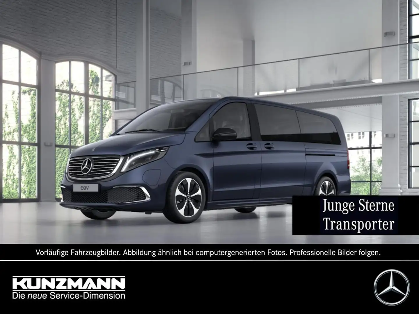 Mercedes-Benz EQV 300 AVANTGARDE Extralang Edition2023 360° Blau - 1
