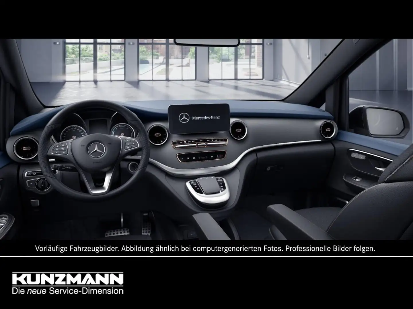 Mercedes-Benz EQV 300 AVANTGARDE Extralang Edition2023 360° Blau - 2
