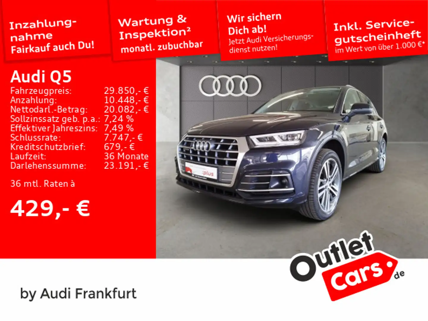 Audi Q5 35 TDI quattro S tronic design Blauw - 1