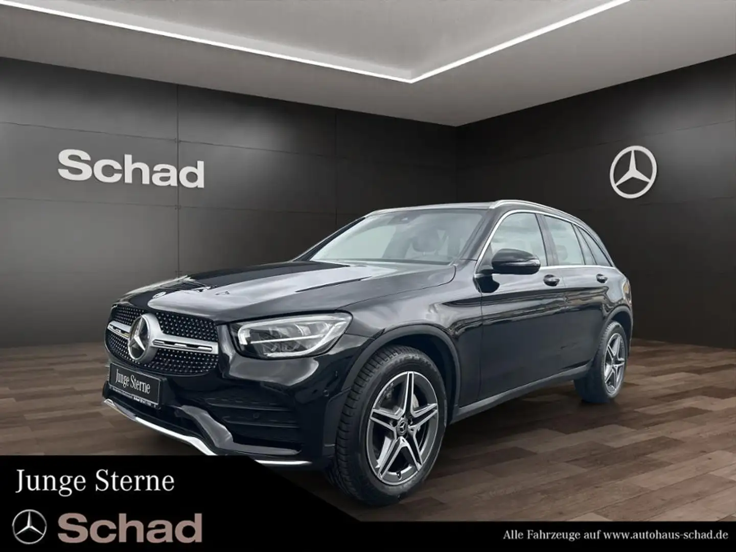 Mercedes-Benz GLC 200 4M AMG+MBUX+KAM+LED+DISTR+ASSIST+CARPLAY Schwarz - 1