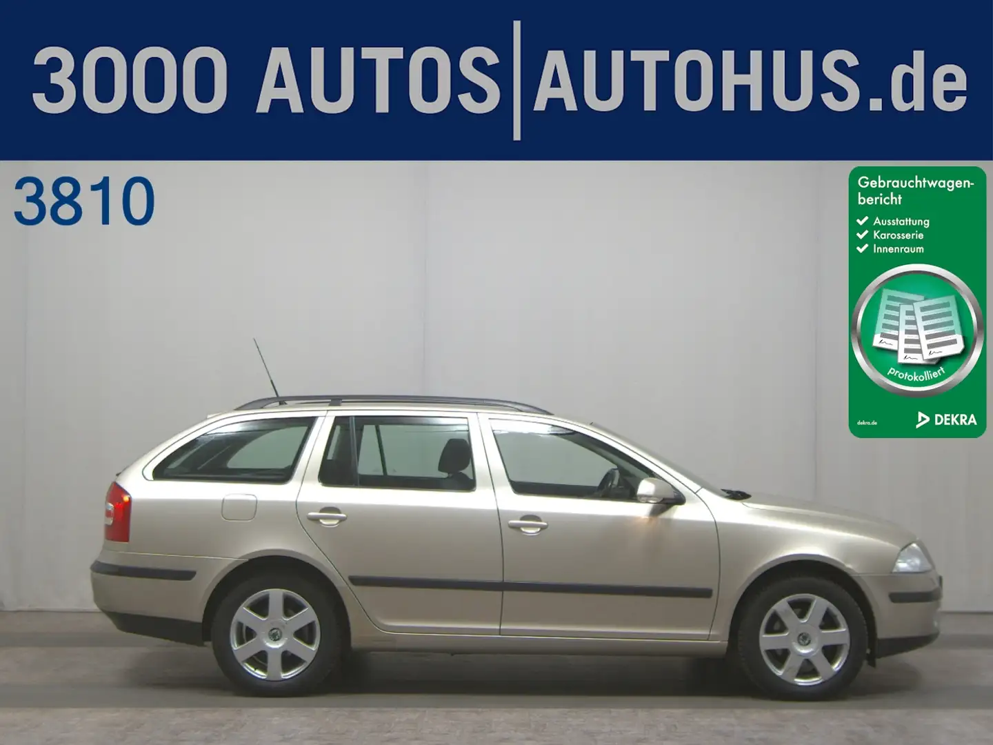 Skoda Octavia Kombi 1.6 FSI Elegance GSD AHK PDC Beige - 1
