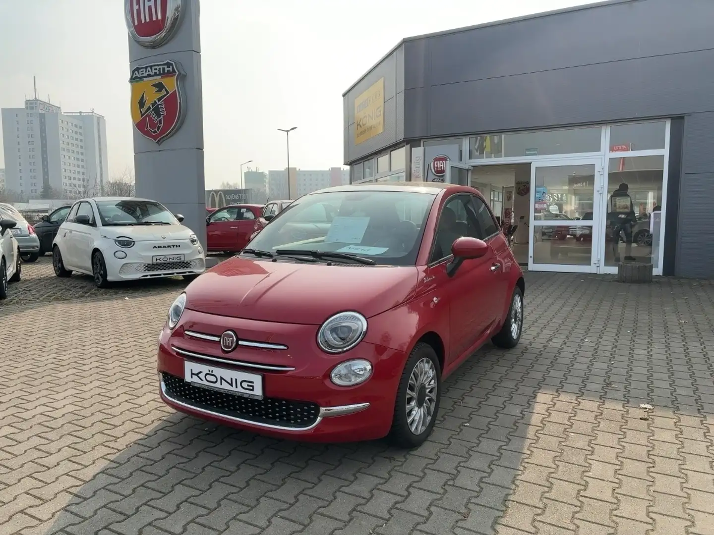 Fiat 500 1.0 GSE Hybrid DOLCEVITA Rot - 1
