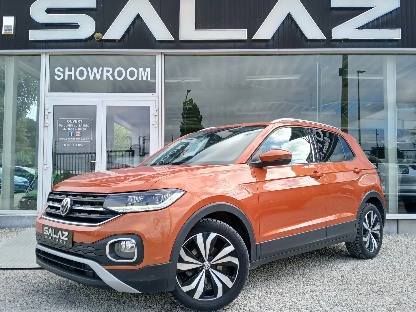 Volkswagen T-Cross T-Cross 1.0 TSI Style OPF/NAVI/CAMERA/CARPLAY/USB Oranje - 1