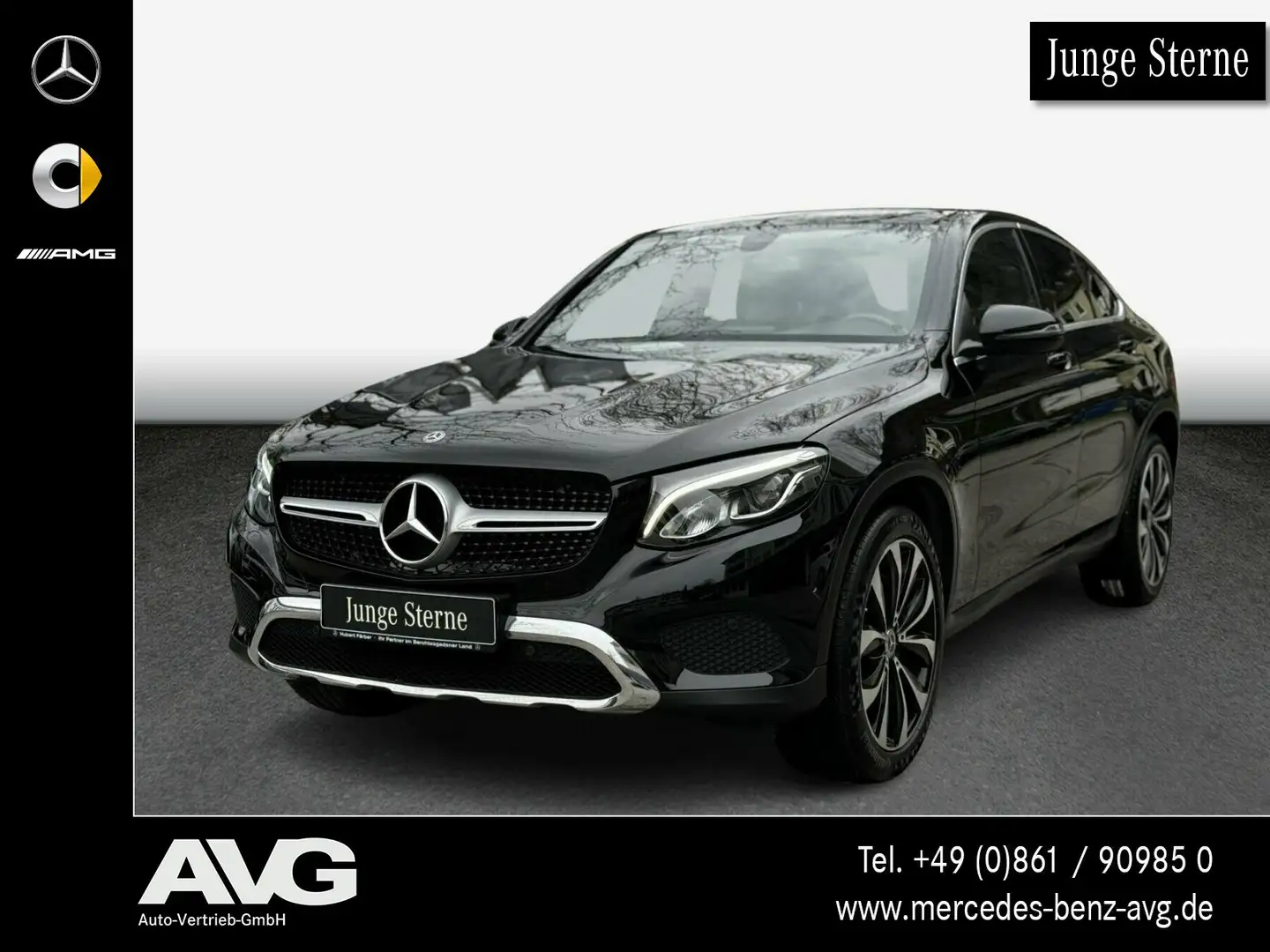 Mercedes-Benz GLC 250 GLC 250 4M Coupe 9G AMG LED NAV RKam SHZ EasyP. Noir - 1