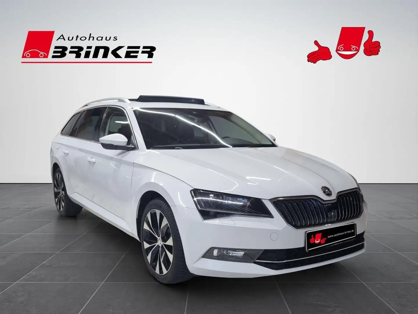 Skoda Superb Style 4x4 2.0 TDI AHK Navi LED SmartLink Bianco - 1