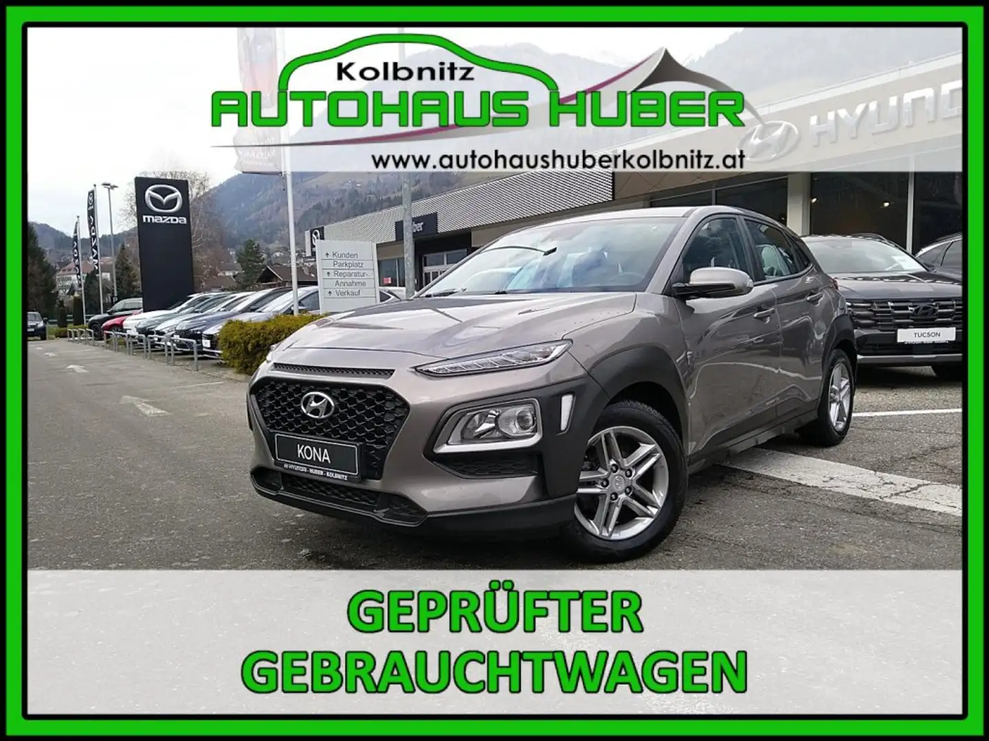 Hyundai KONA Life 1,0 T-GDi 2WD Winterpaket Grau - 1
