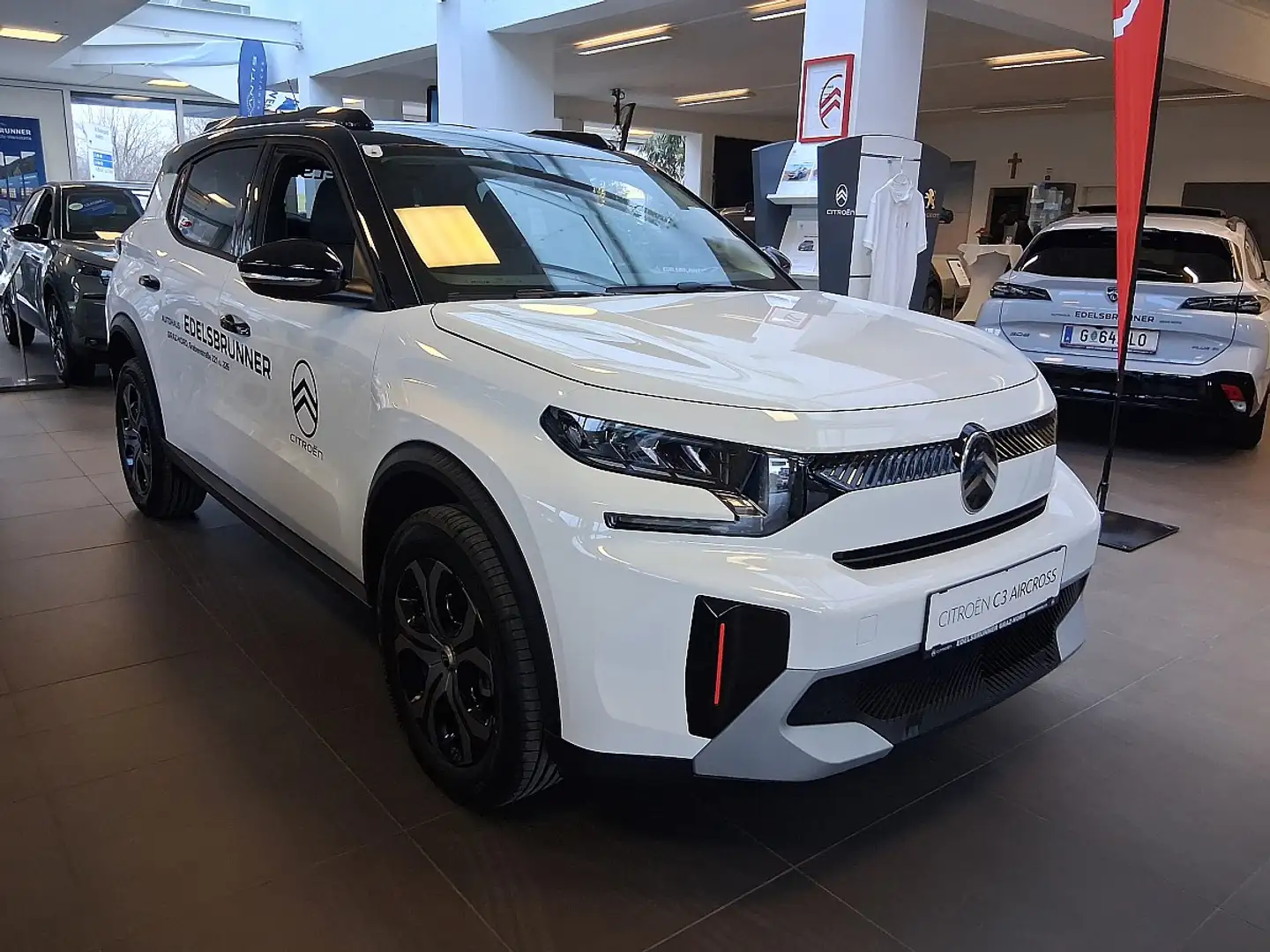 Citroen C3 Aircross Turbo 100 S&S 6-Gang-Manuell Plus Weiß - 2