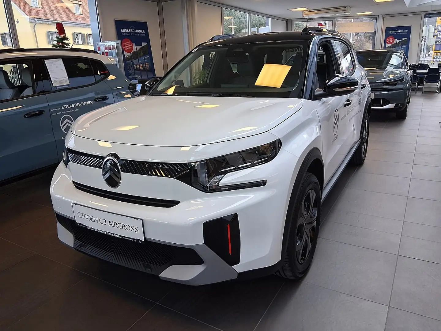 Citroen C3 Aircross Turbo 100 S&S 6-Gang-Manuell Plus Weiß - 1