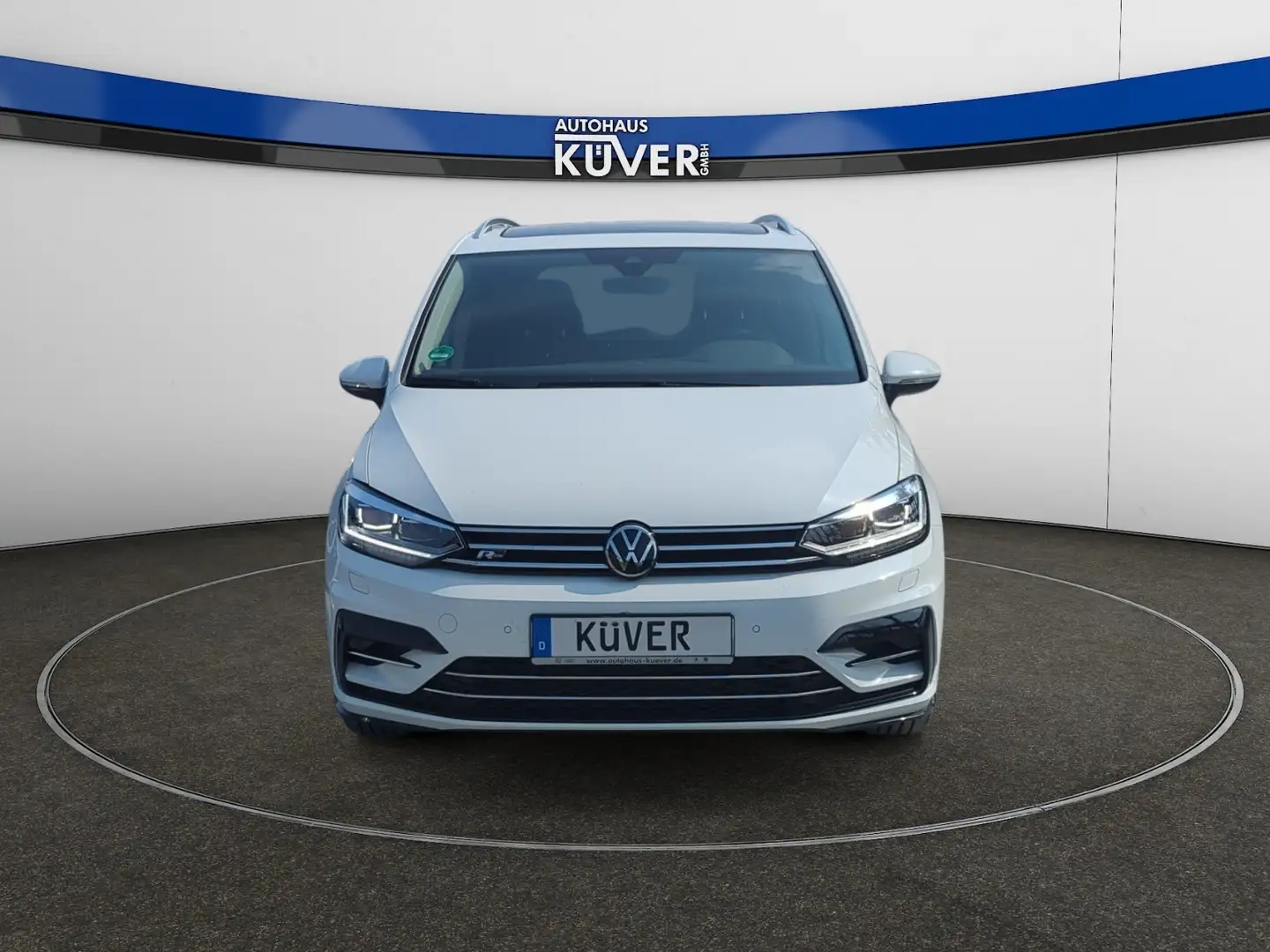 Volkswagen Touran R-Line 2,0 TDI DSG Navi+ACC+AHK+Pano+7S Weiß - 2