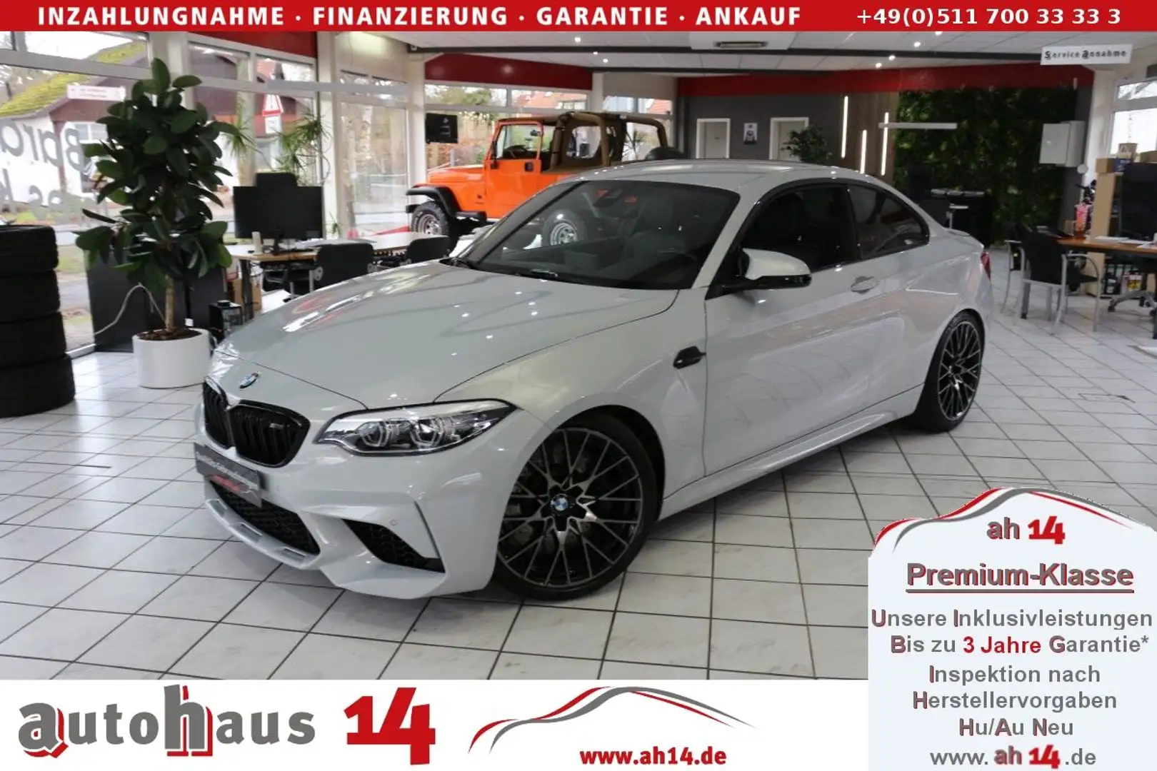 BMW M2 Competiton - Automatik-LED-h&k-MDriver-Leder Weiß - 1