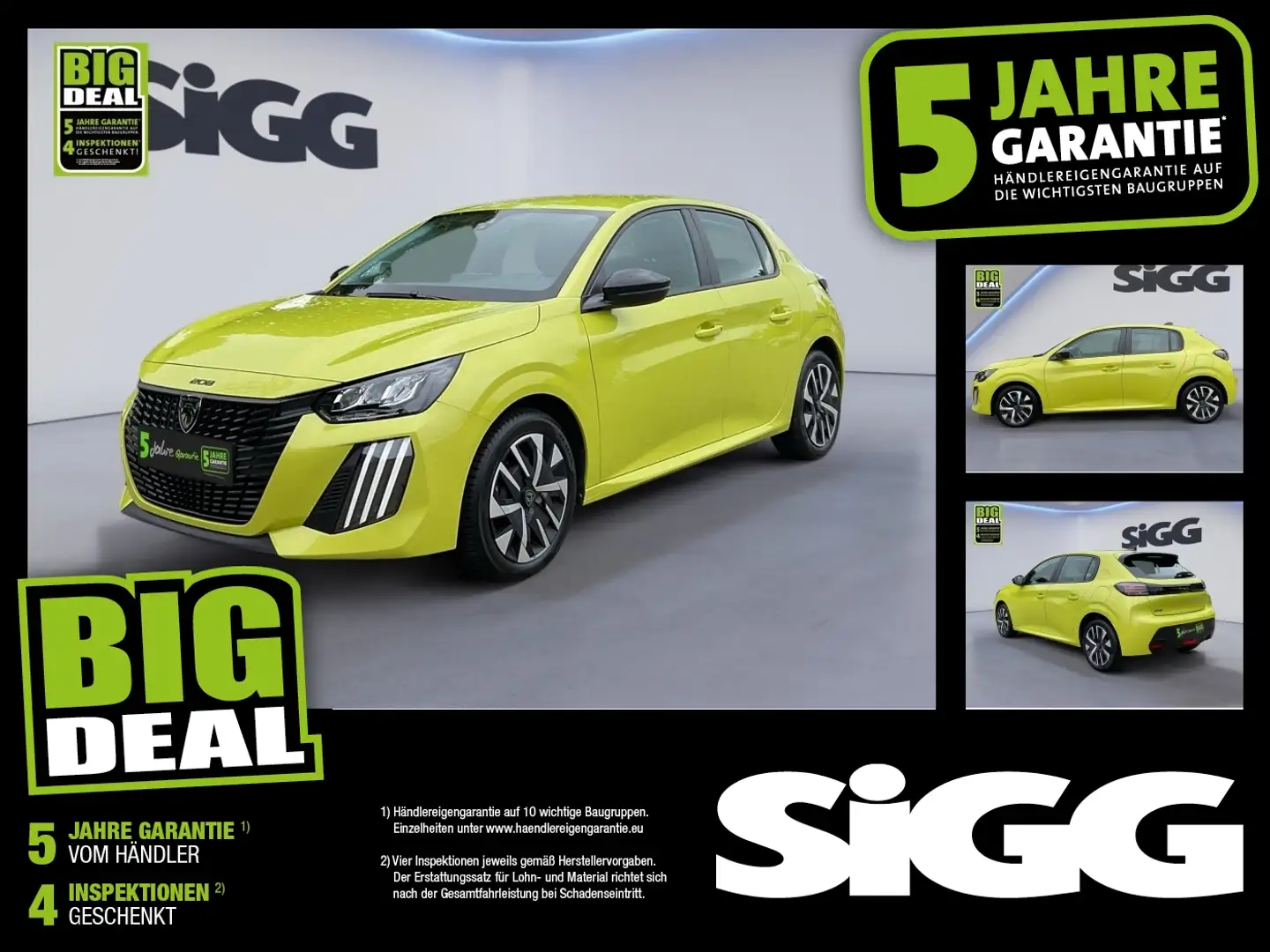Peugeot 208 1.2 PureTech Active Sitzheizung PDC Allwetter Jaune - 1