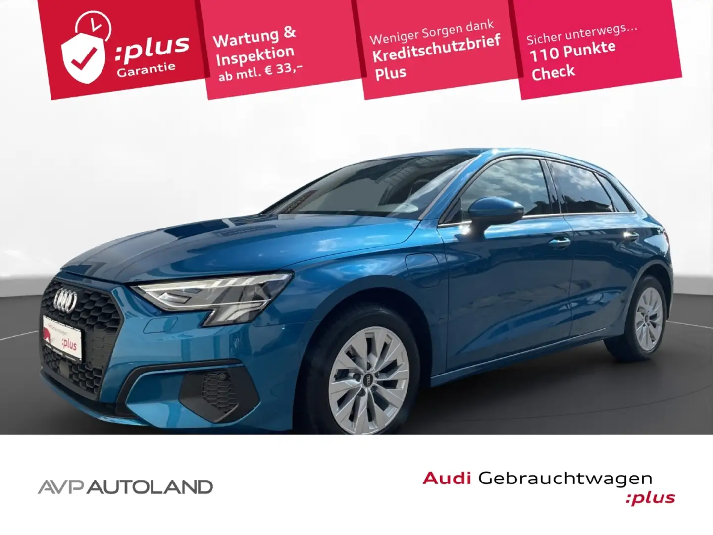 Audi A3 Sportback 40 TFSI e S tronic | MMI NAVI PLUS Bleu - 1