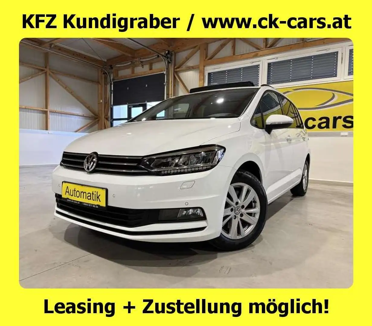 Volkswagen Touran SKY 2,0TDI DSG LED ACC KAMERA AHK PANORAMDACH Weiß - 1
