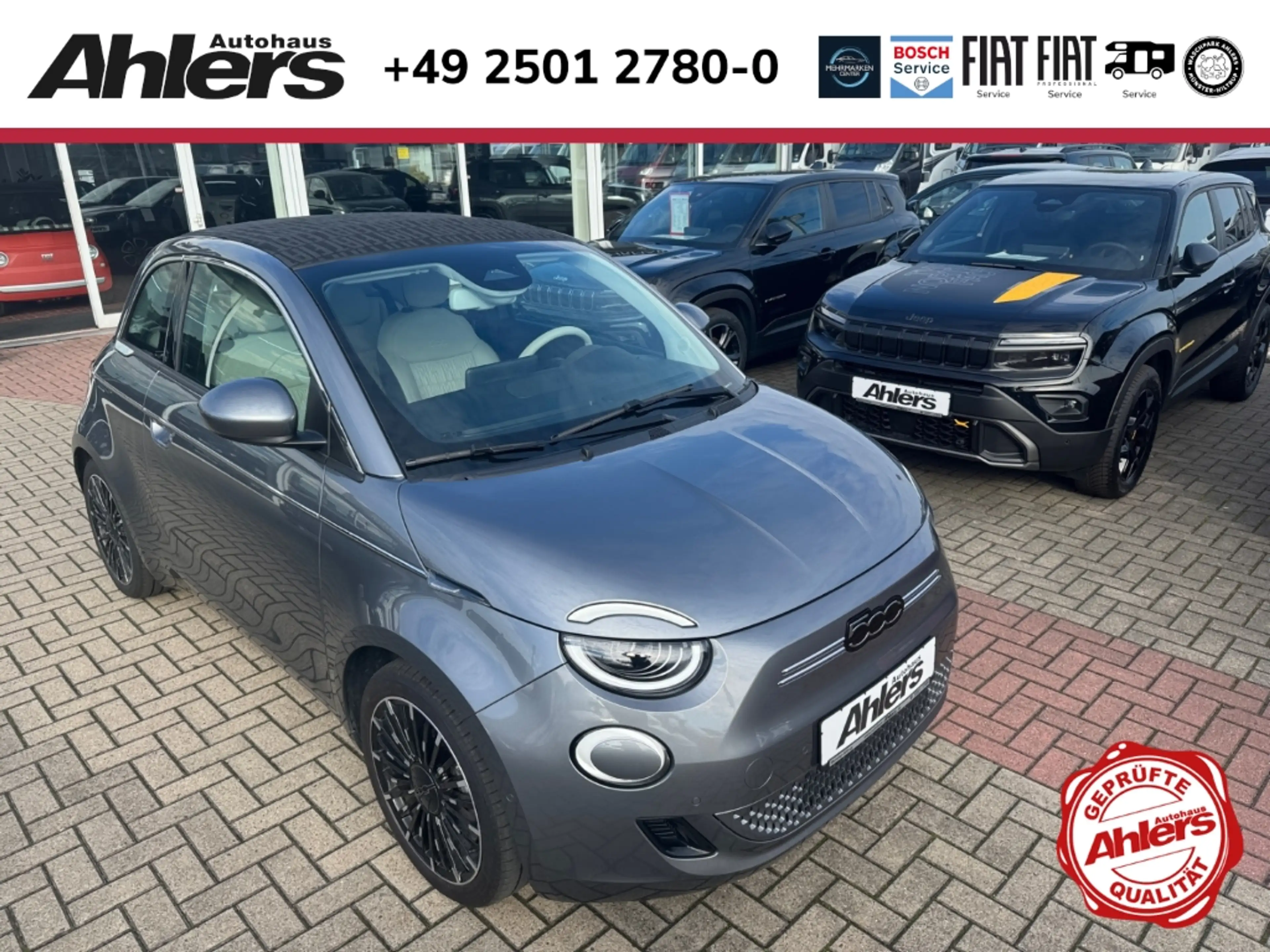Fiat 500e La Prima By Bocelli+NAVI+JBL+LEDER+ACC+KAMERA