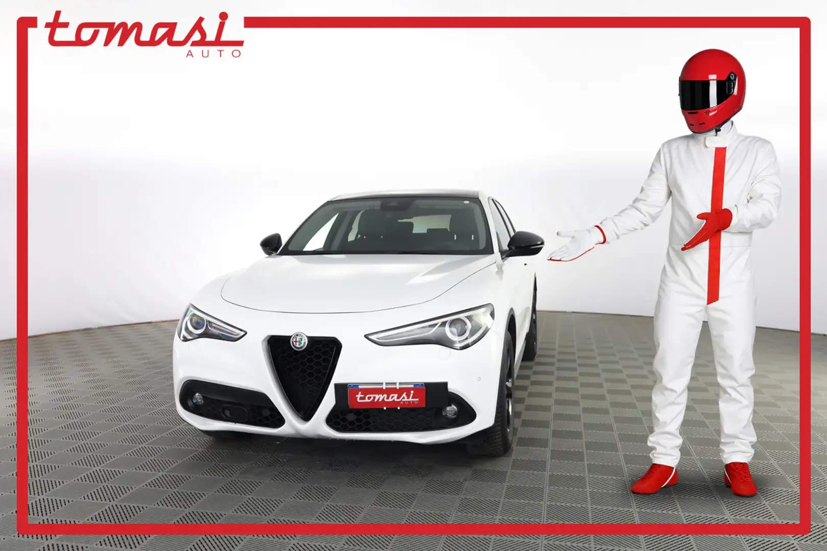 Alfa Romeo Stelvio ALFA ROMEO Stelvio 2.2 Turbodiesel 150 CV AT8 RWD Bianco - 1