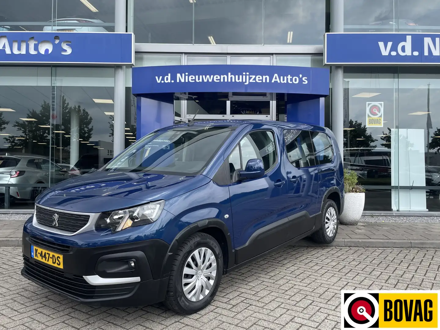 Peugeot Rifter Long 1.2 Puretech Long Active 7p. | Cruise control Bleu - 1