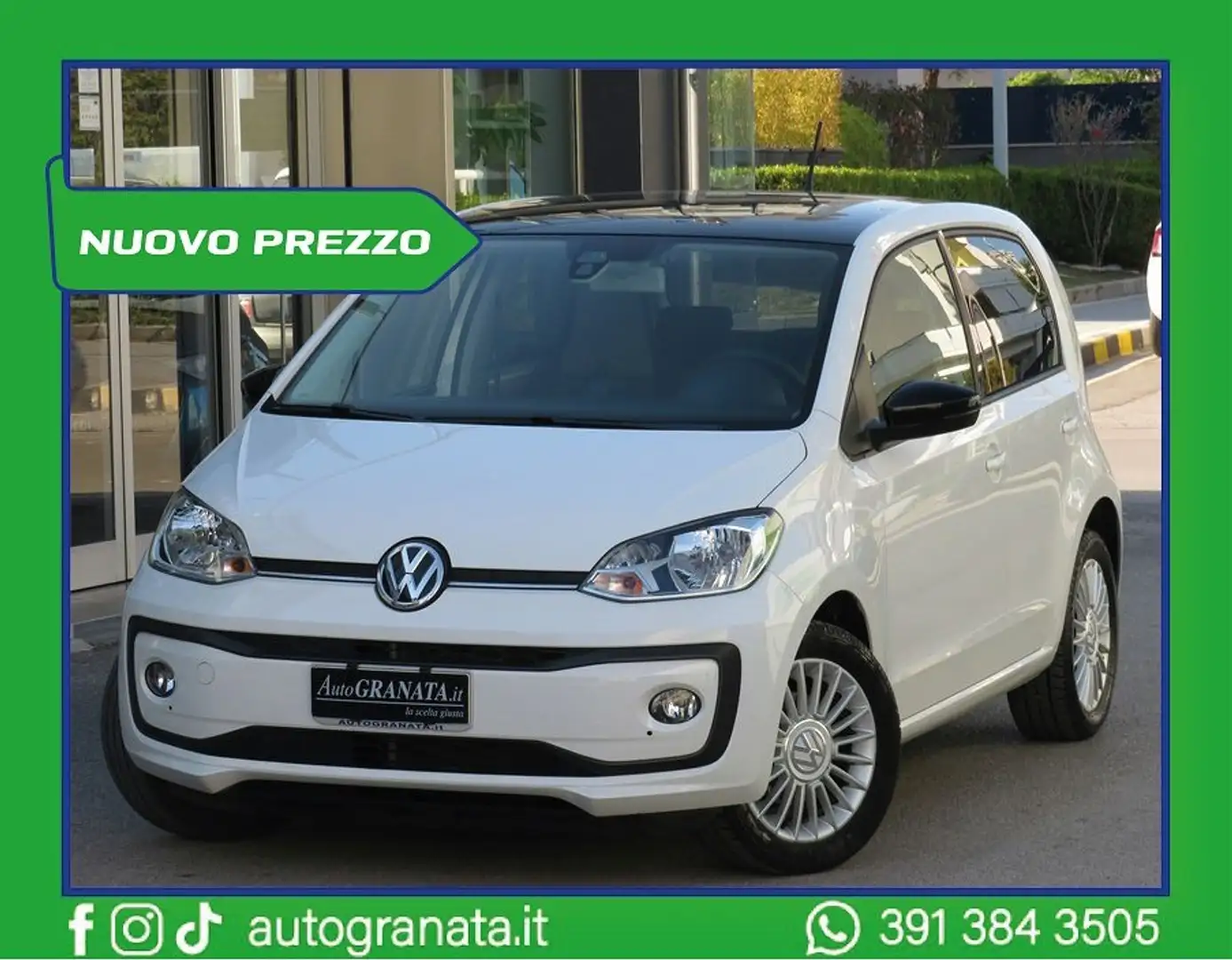 Volkswagen up! 1.0 eco(Metano)Move 68cv 5p. Blanco - 1