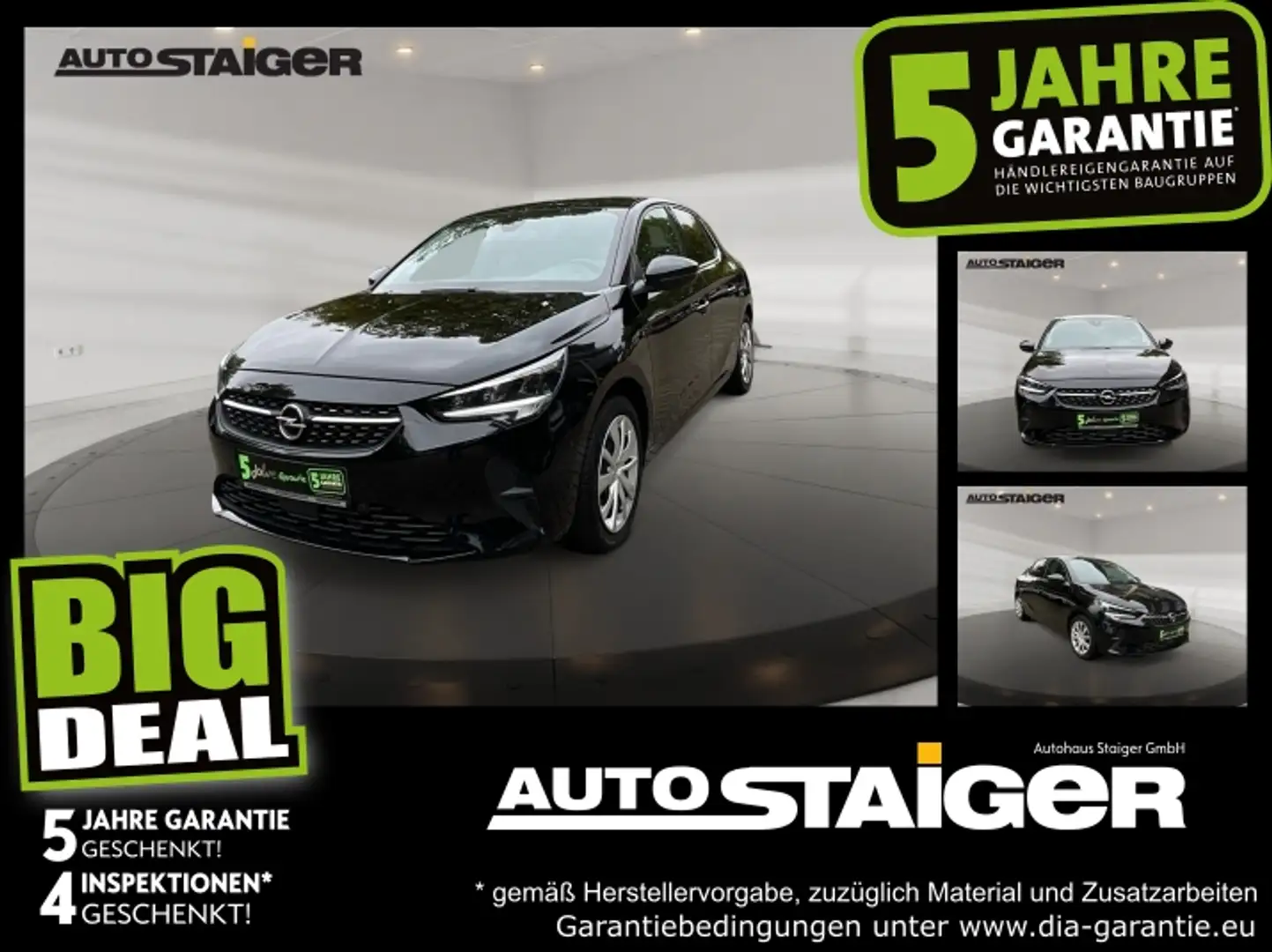 Opel Corsa F 1.2 Elegance Sitzheizung Klima LED Noir - 1