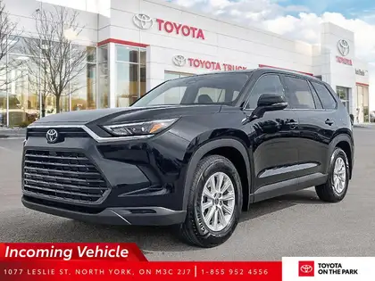 Black 2026 Toyota Grand Highlander 8-Speed Automatic