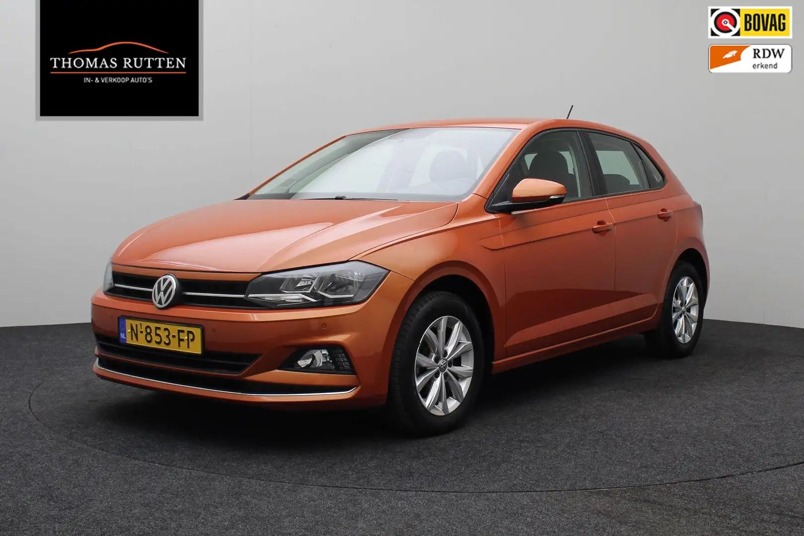 Volkswagen Polo 1.0 TSI Beats 2019 Airco | Stoelverwarming | Bluet Oranje - 1