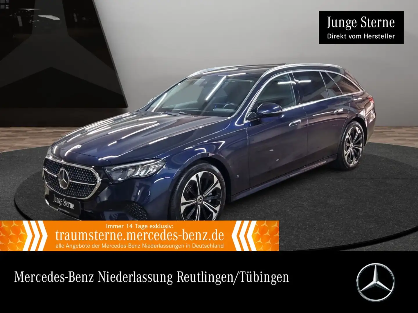 Mercedes-Benz E 300 e T Avantgarde Fahrass Distr+ HUD LED AHK 9G Blau - 1