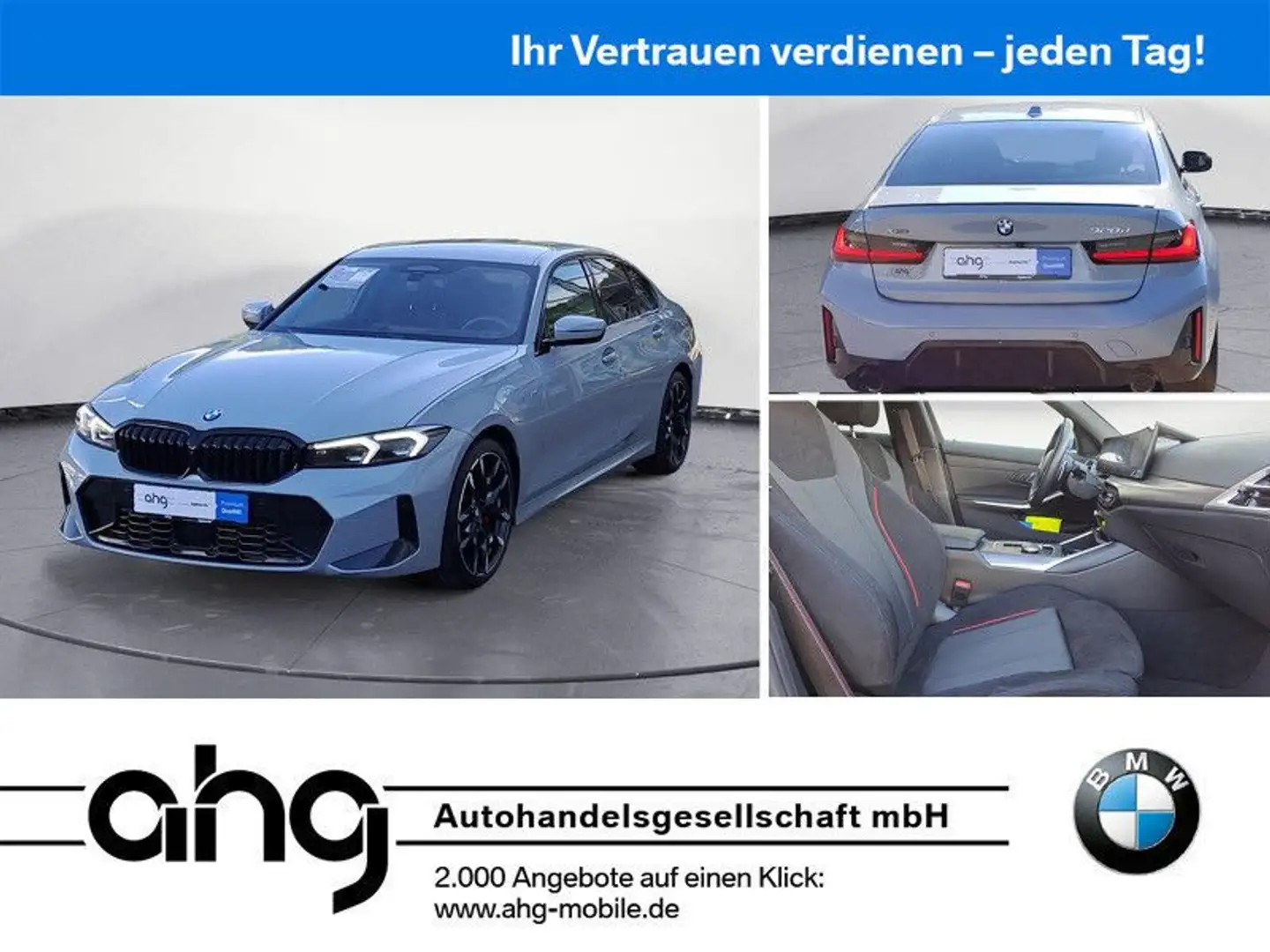 BMW 320 d xDrive Automatik Navi Tempom.aktiv Bluetoot Grau - 1