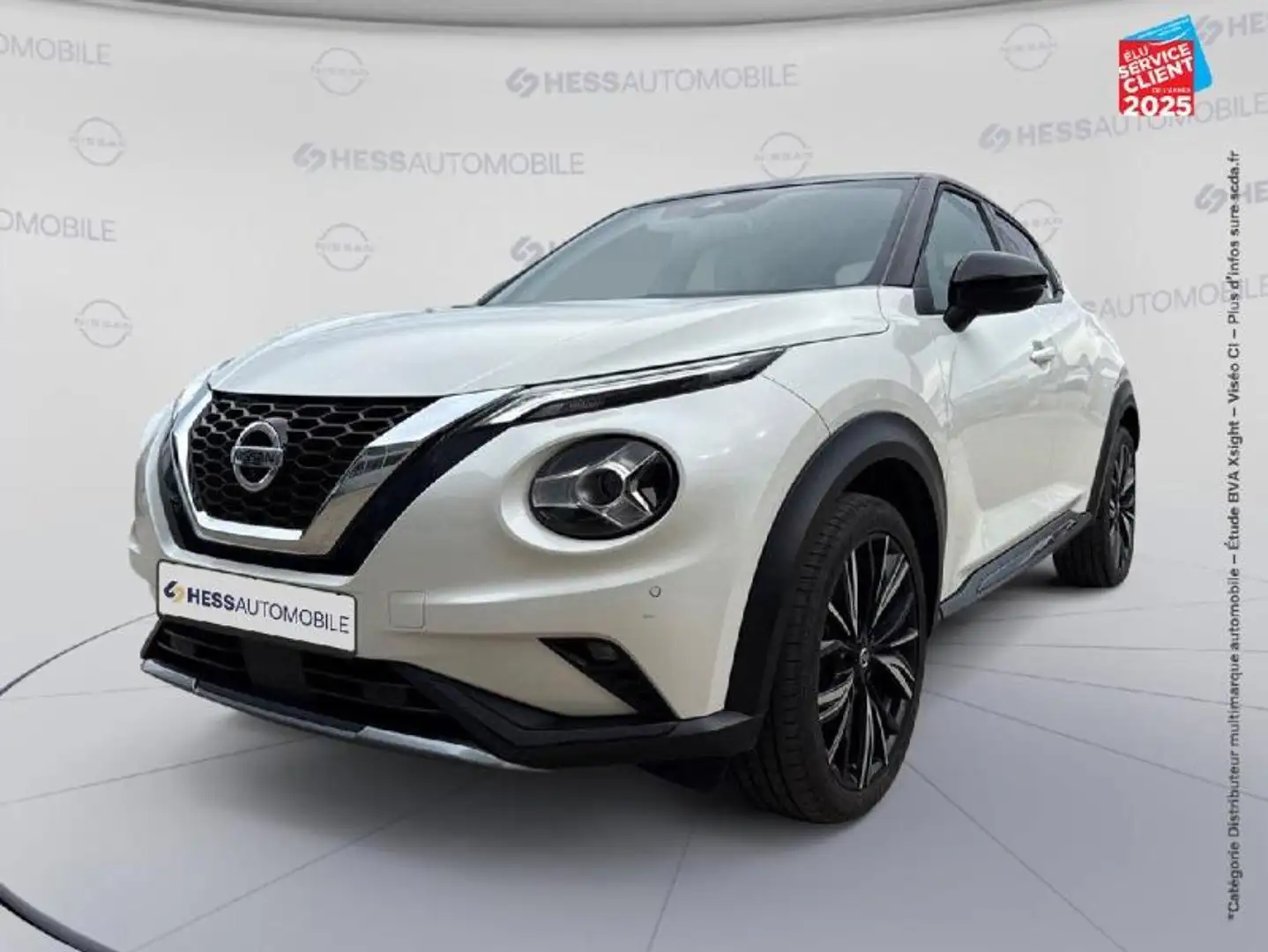 Nissan Juke 1.0 DIG-T 114ch N-Design DCT 2021 Sieges chauf GPS Bianco - 1