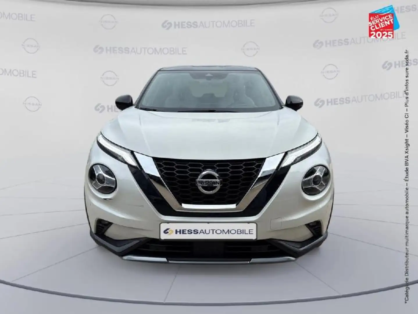 Nissan Juke 1.0 DIG-T 114ch N-Design DCT 2021 Sieges chauf GPS Bianco - 2