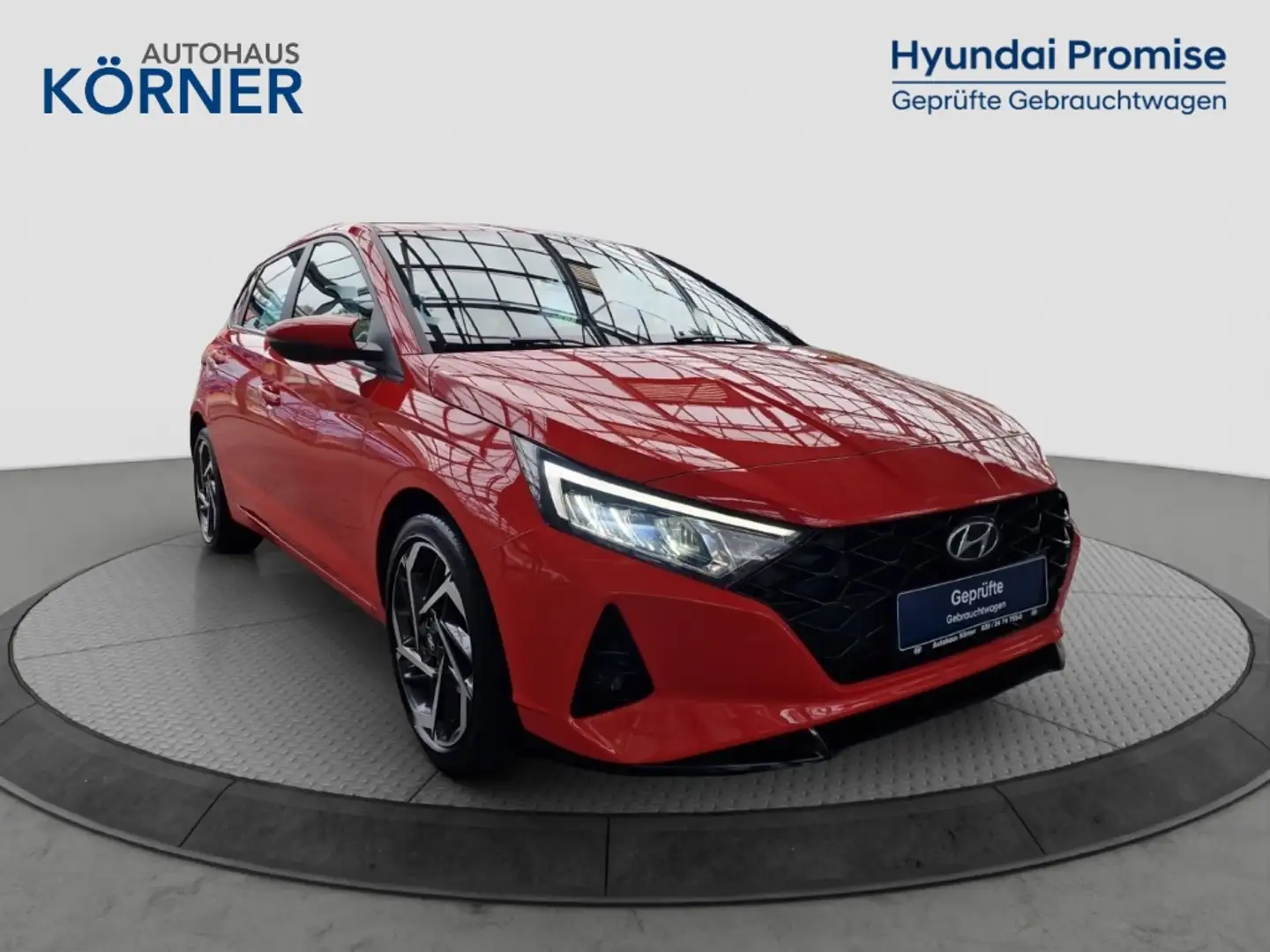 Hyundai i20 INTRO 1.0 T-Gdi *LED*CARPLAY*CAM*SITZHZG* Rot - 1