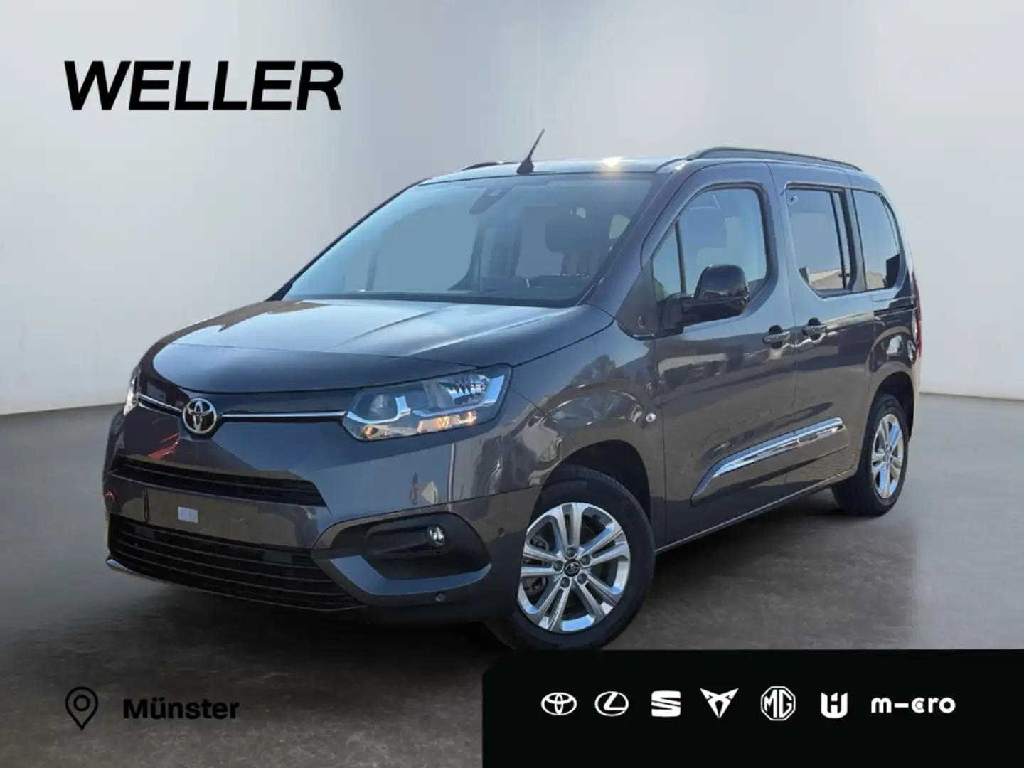 Toyota Proace City Verso 1.5 D-4D L1 Team D *NAV*PANO*ACC* Šedá - 1