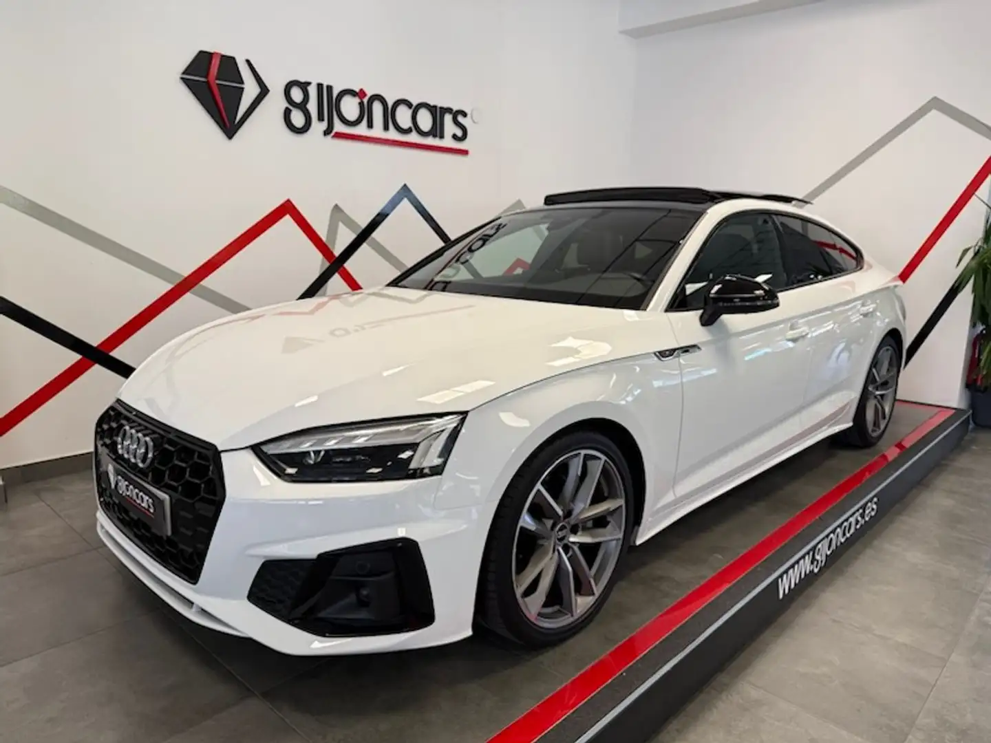 Audi A5 Black Line 40 TDI S tronic Sportback Blanc - 1