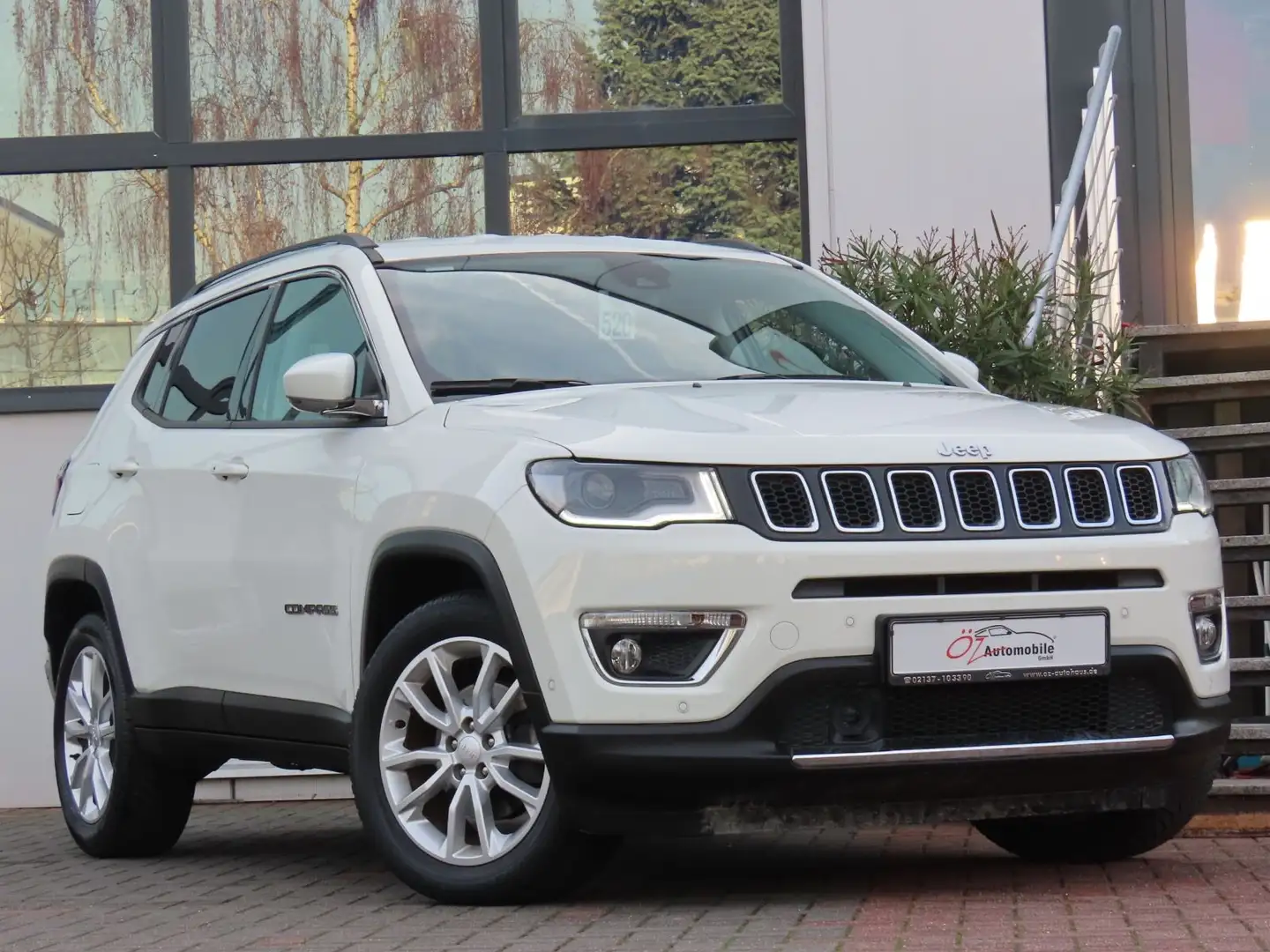Jeep Compass 1.3 GSE Autom. Leder Sitzheizung Kamera Blanc - 1