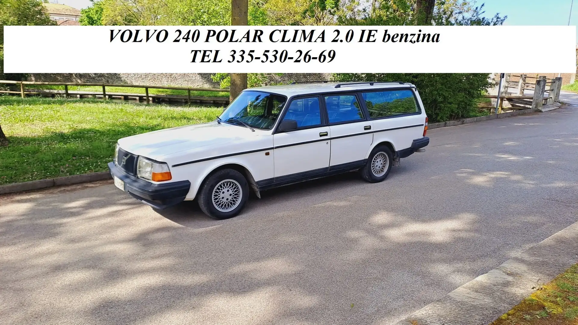 Volvo 240 2.0 Station Wagon Blanc - 1