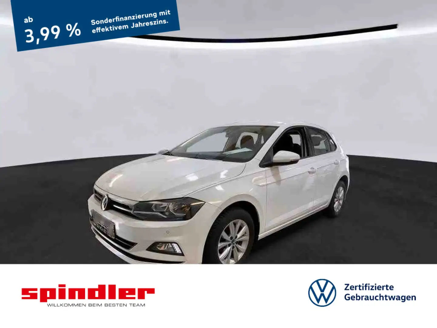 Volkswagen Polo Highline 1.0TSI / Navi, Bluetooth, SHZ, PDC Weiß - 1