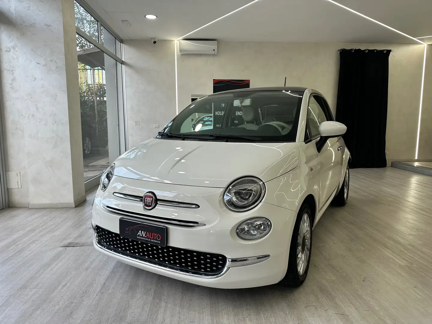 Fiat 500 500 III 2015 1.2 Pop 69cv dualogic / NEOPATENTATI Bianco - 1
