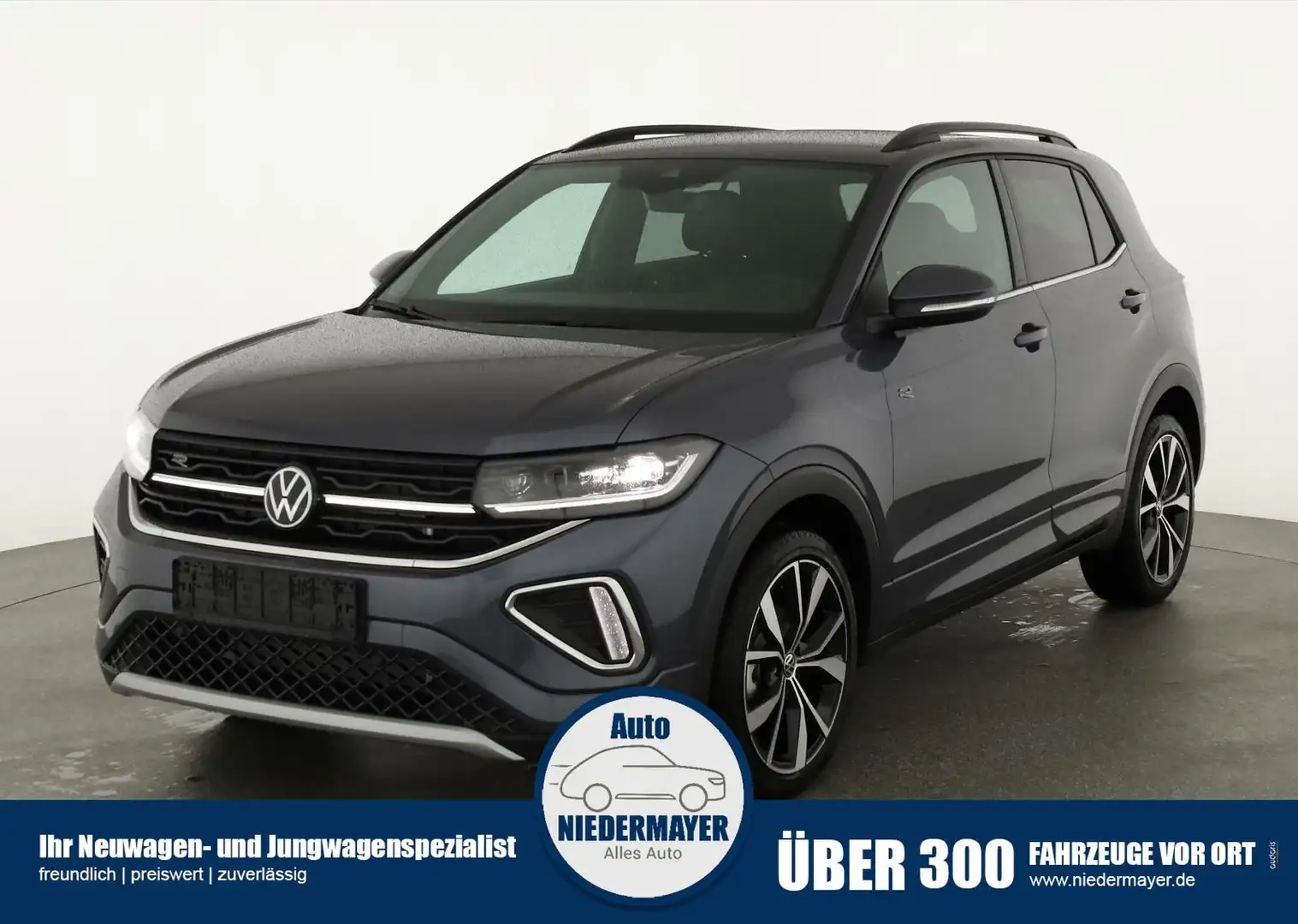 Volkswagen T-Cross 1.5 TSI DSG R-Line, IQ.Light, Navi, Side, Kamera, Grijs - 1