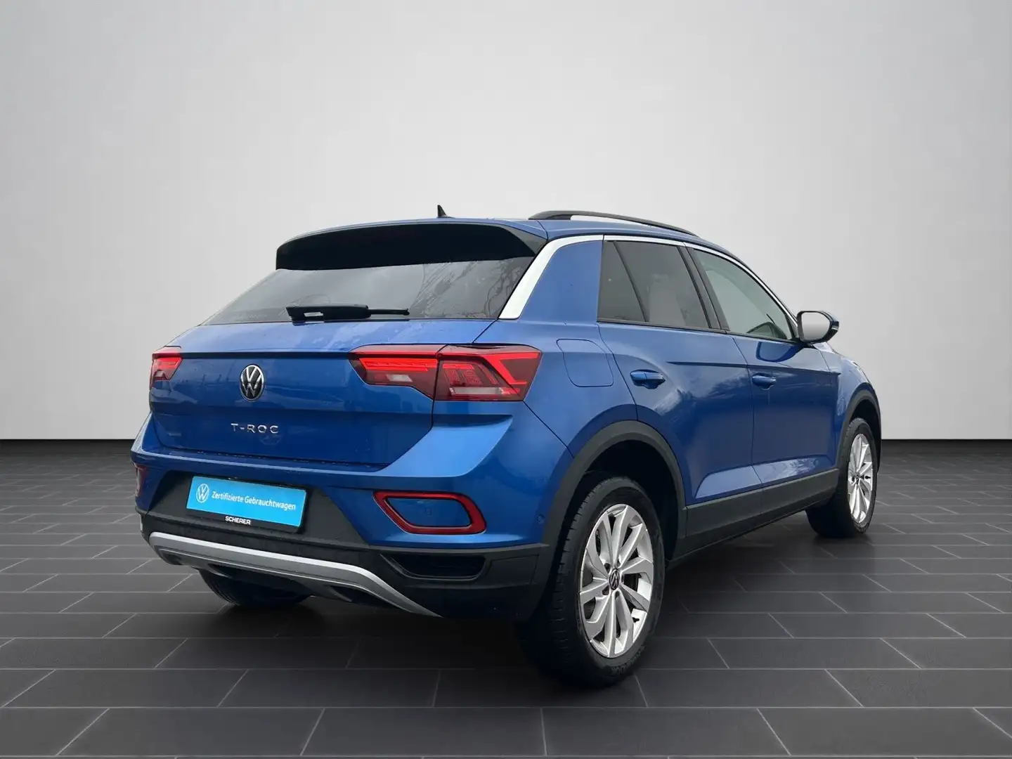 Volkswagen T-Roc LIFE 1.5 TSI DSG LED NAVI REAR VIEW PARK A Blau - 2