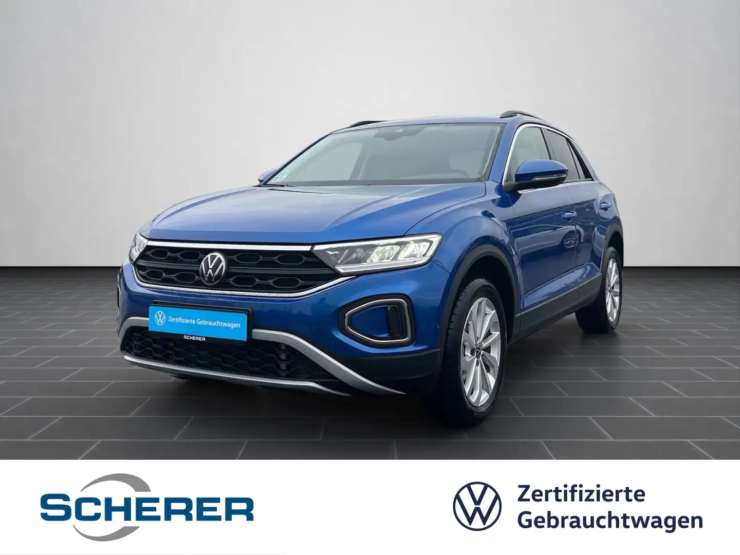 Volkswagen T-Roc LIFE 1.5 TSI DSG LED NAVI REAR VIEW PARK A Blau - 1