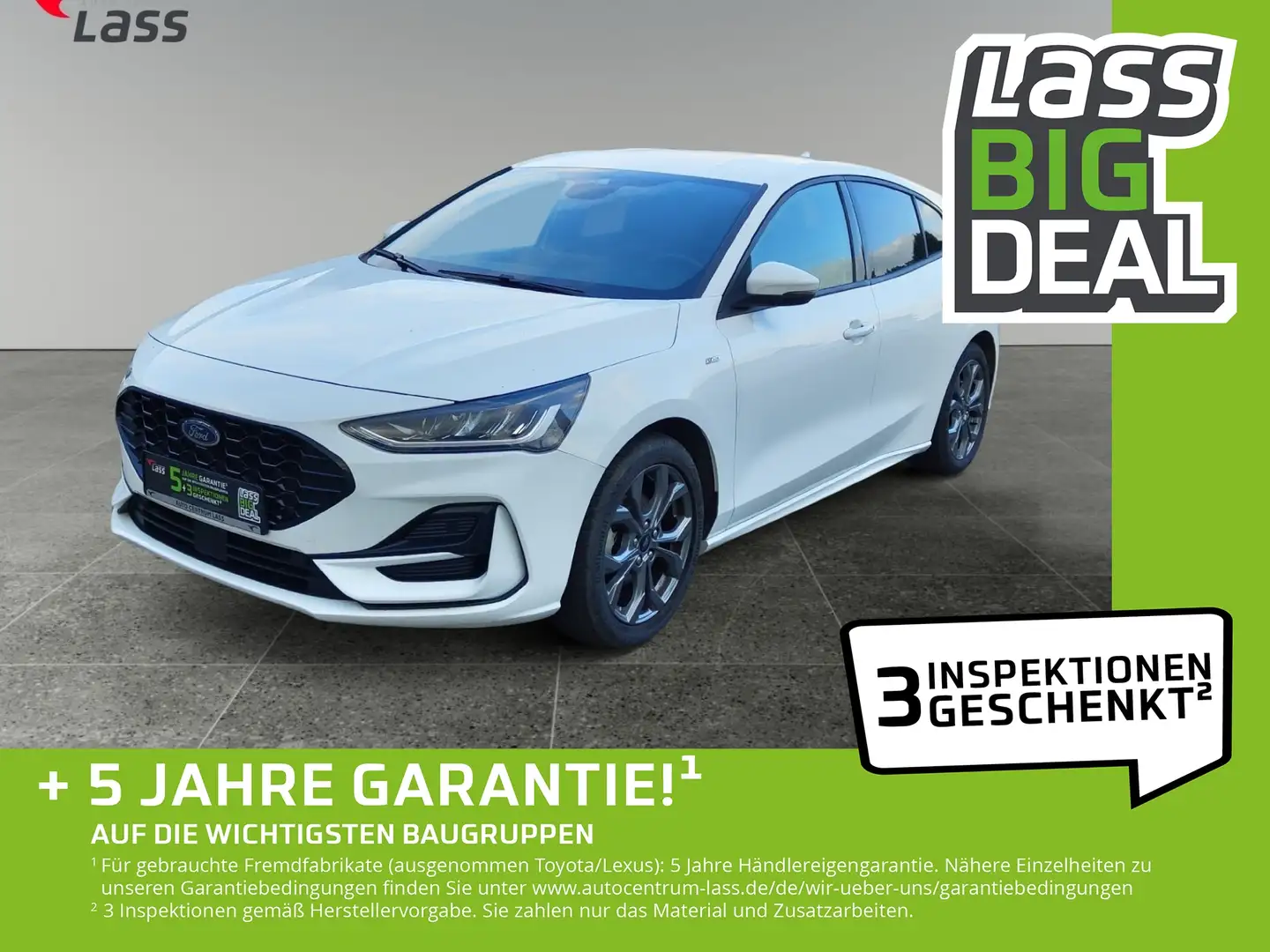 Ford Focus 1.0 EcoBoost ST-Line X Matrix 2xKlima Kam. Blanc - 1