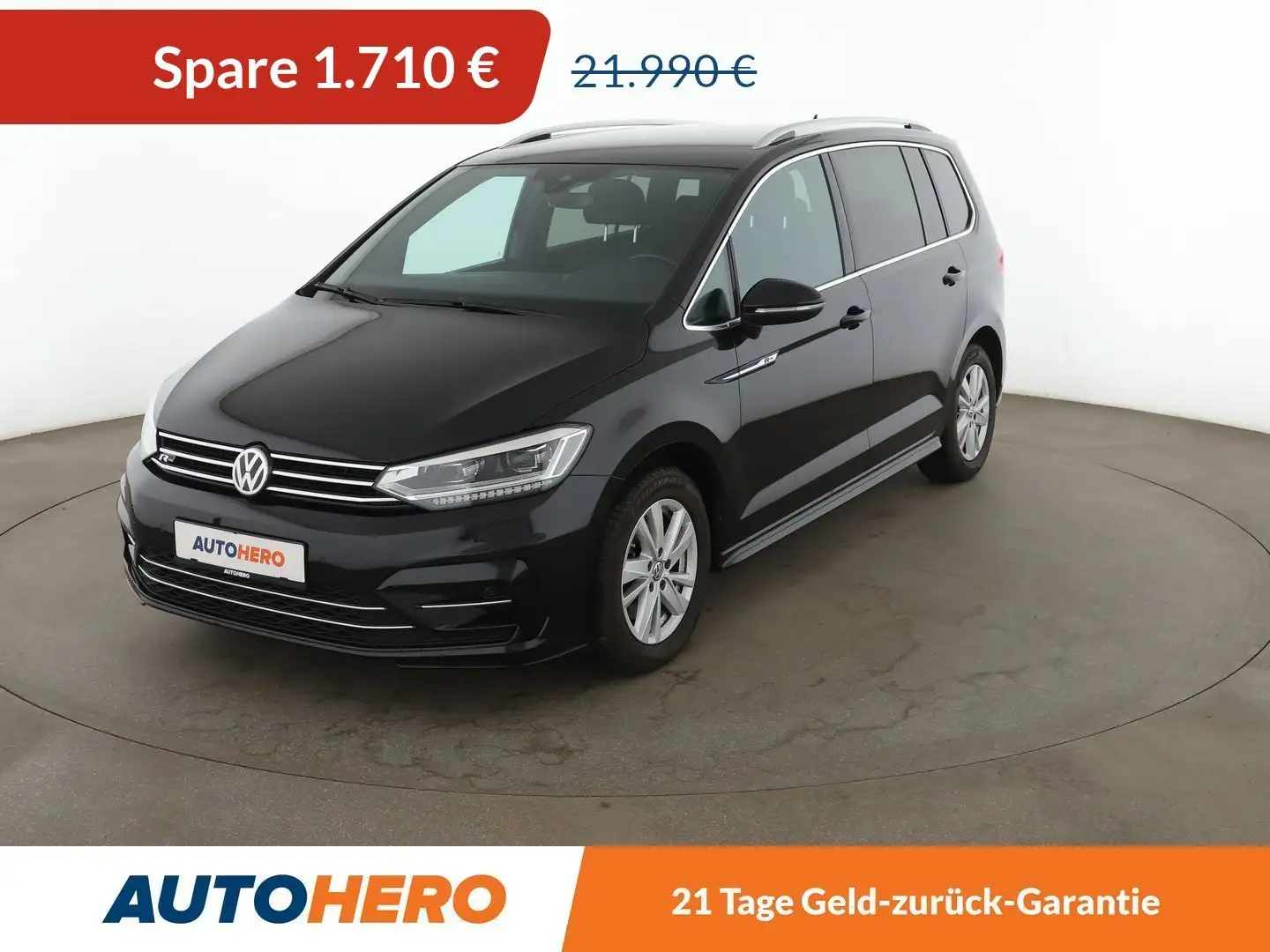 Volkswagen Touran 1.4 TSI Highline BlueMotion Tech Aut.*NAVI*LED* Schwarz - 1