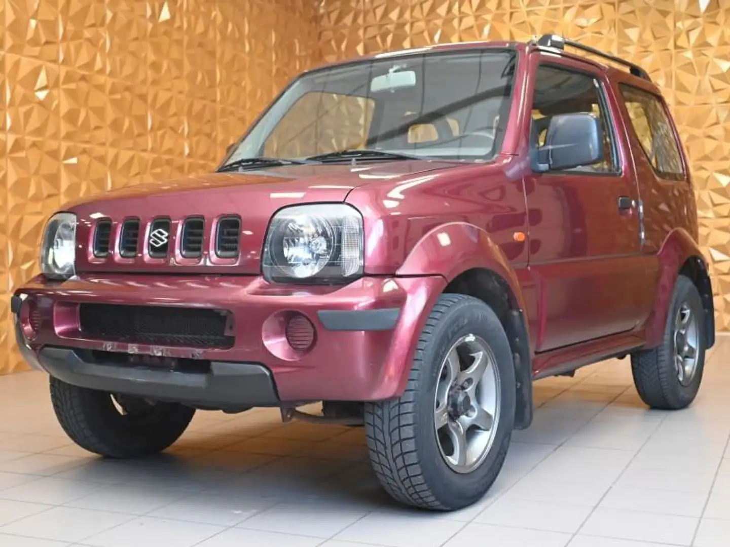 Suzuki Jimny 1.3 RANGER GANCIO CERCHI RADIO CD CLIMA VETRI ELET Rojo - 1