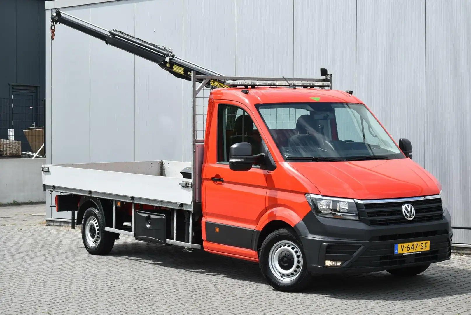 Volkswagen Crafter 2.0 TDI L4 177 Pk Pickup Autolaadkraan E6 Rot - 1