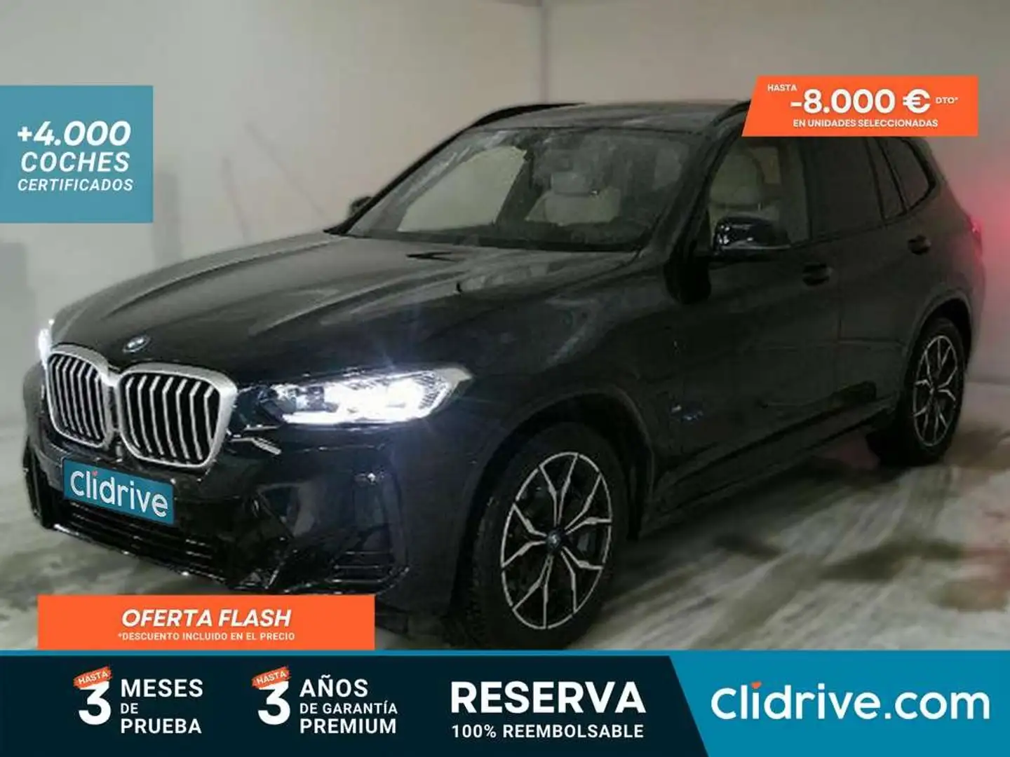 BMW X3 xDrive30e xLine Negro - 1