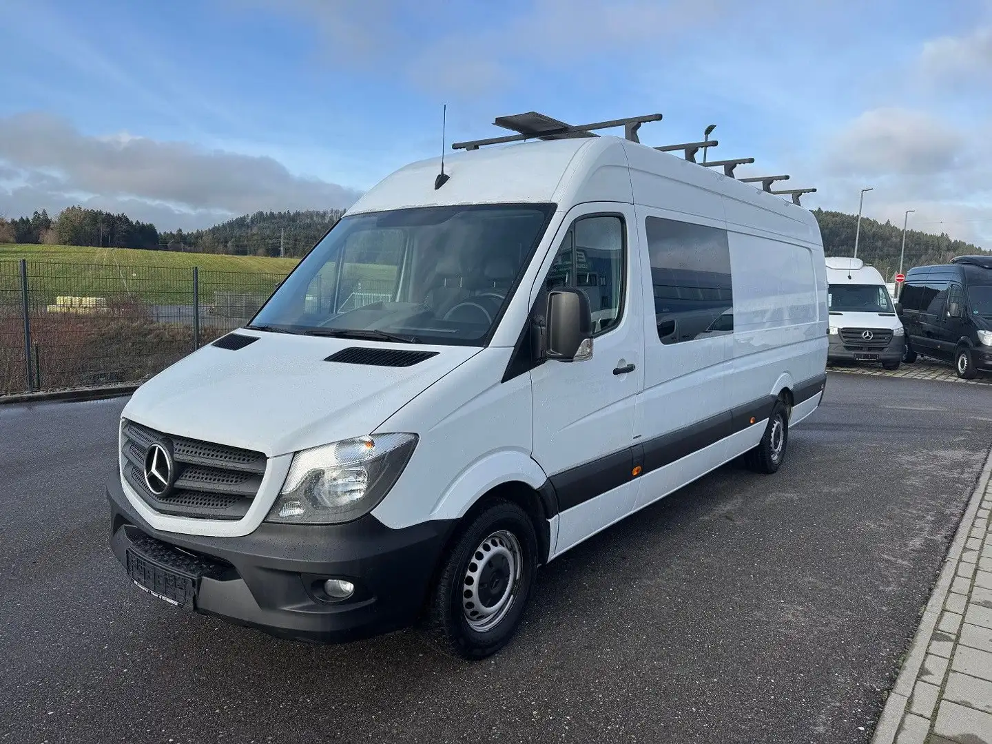 Mercedes-Benz Sprinter 319 CDI Maxi Lang XXL Extralang Mixto Blanc - 1