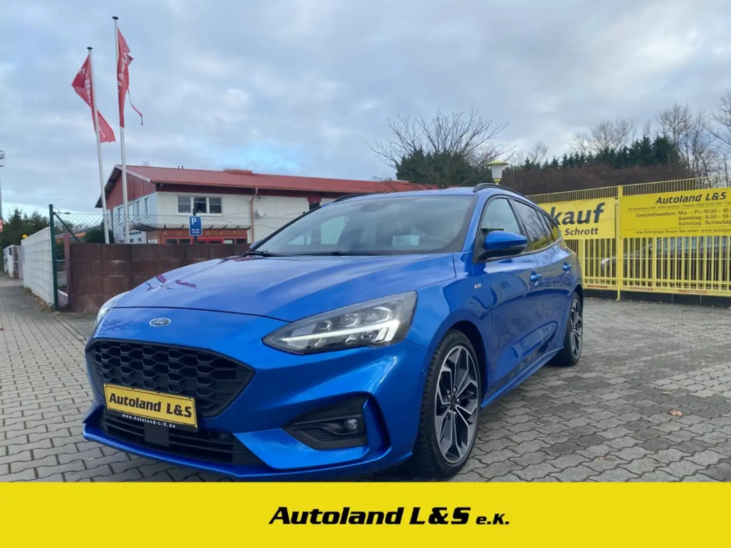 Ford Focus Turnier ST-Line,SH,PDC,Navi,LED,Alus,Lenkradheizun Bleu - 1